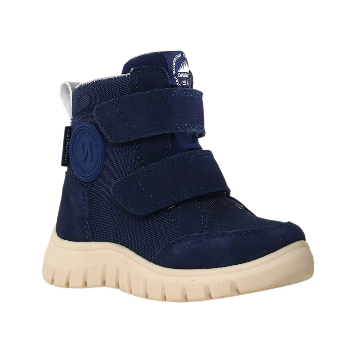 Naturino Boy's (Sizes 28-34) Geminae 3 VL Waterproof Navy Suede/Fabric