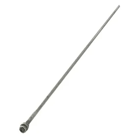 NEMTEK EARTH SPIKE GALVANIZED WITH NUTS - 1.2M