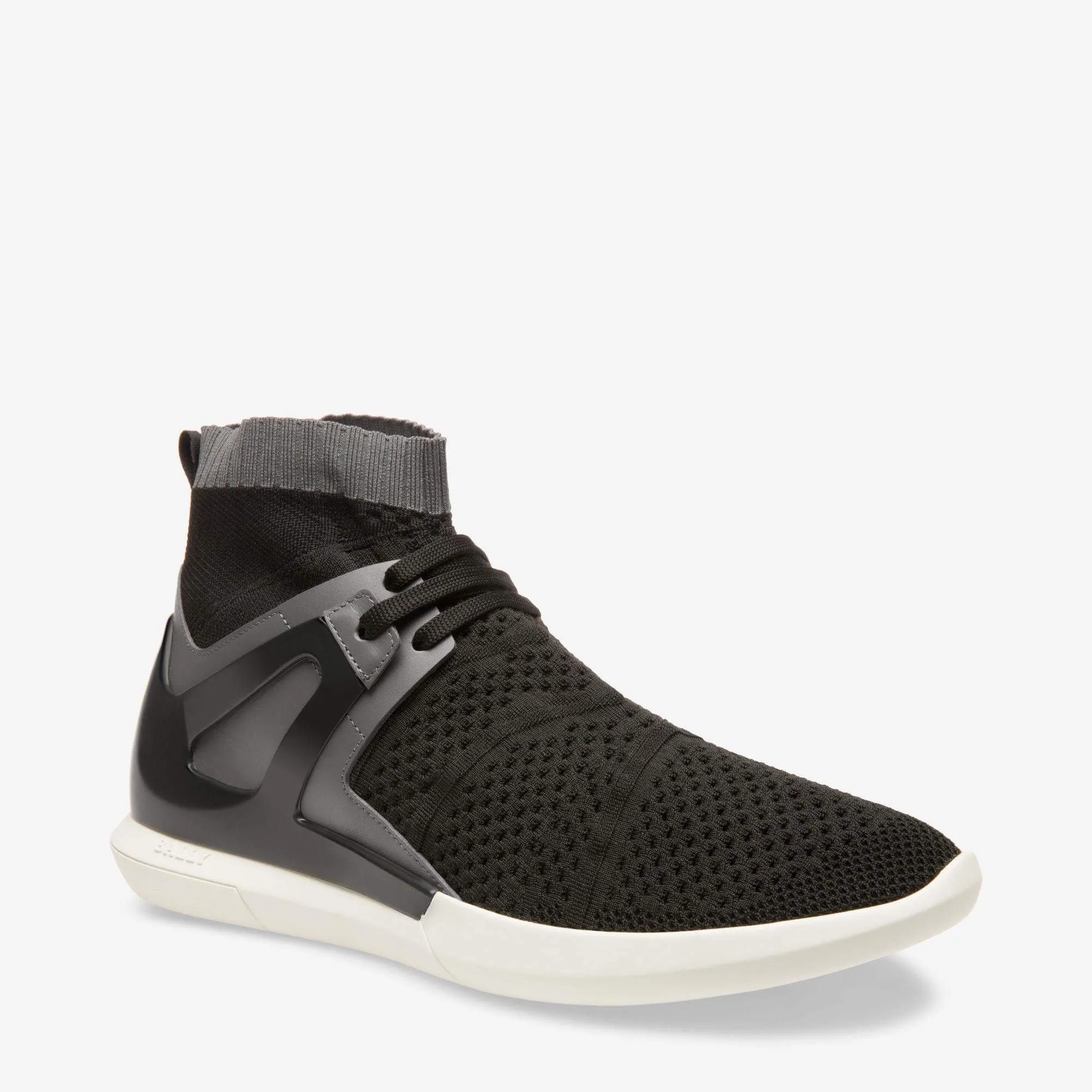 NEW Bally Avallo Men's Black Leather/Fabric Sneakers US 12.5 MSRP $550