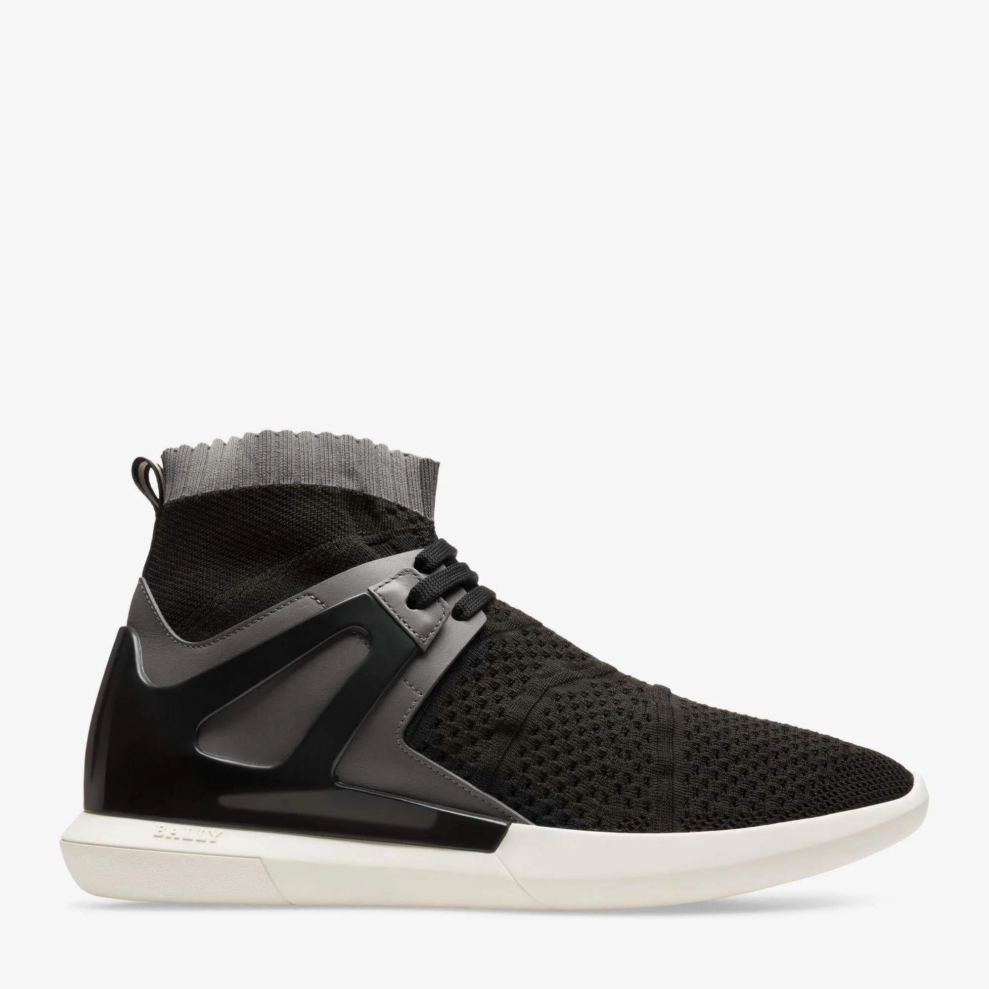 NEW Bally Avallo Men's Black Leather/Fabric Sneakers US 9.5 MSRP $550