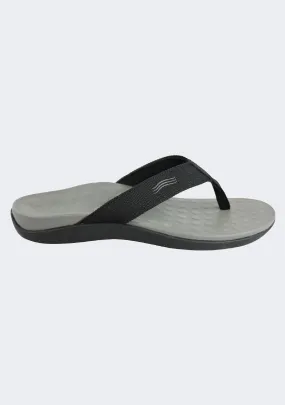 Orthaheel Men’s Wave II Thongs in Black