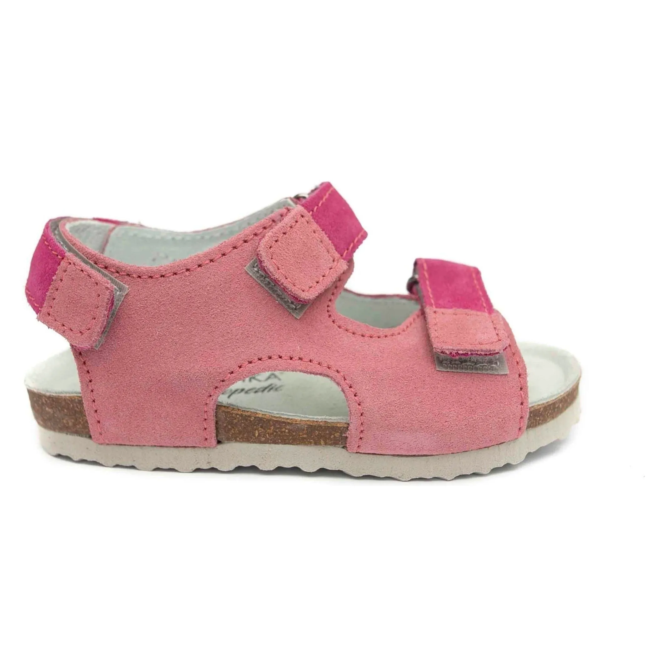 orthopedic older girls sandals  with open heel: T27: color pink