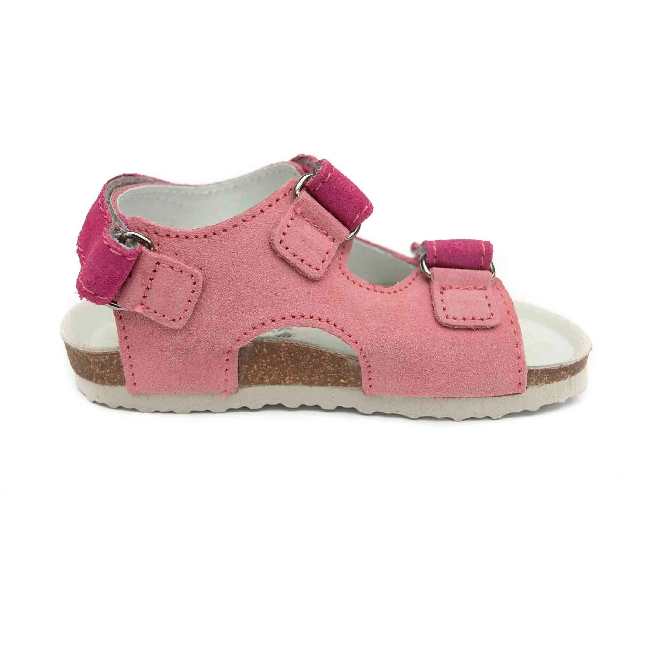 orthopedic older girls sandals  with open heel: T27: color pink