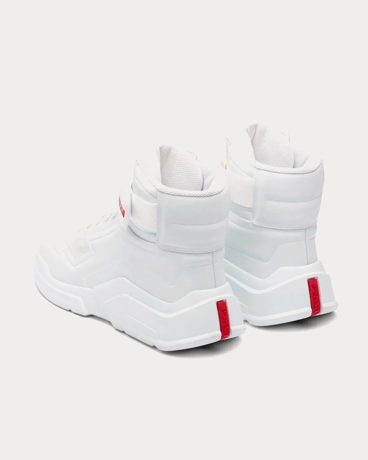 Polarius White High Top Sneakers