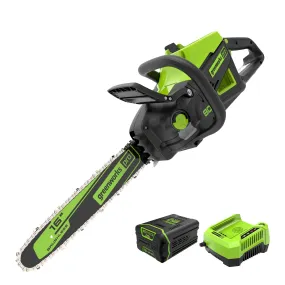 Pro 80V 16-inch Cordless Battery Chainsaw with 4.0 Ah Battery & Charger
