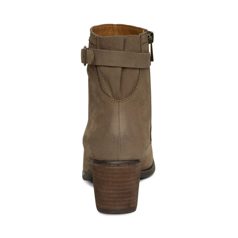 Rubi Buckle Boot in Taupe