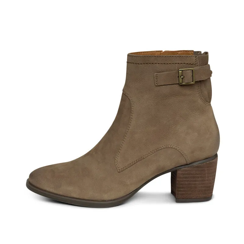 Rubi Buckle Boot in Taupe