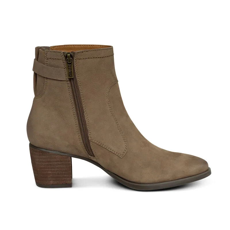 Rubi Buckle Boot in Taupe