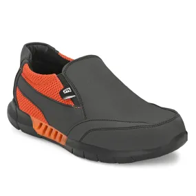 Saddle Steel Toe Genuine Leather Padded Safety Shoes