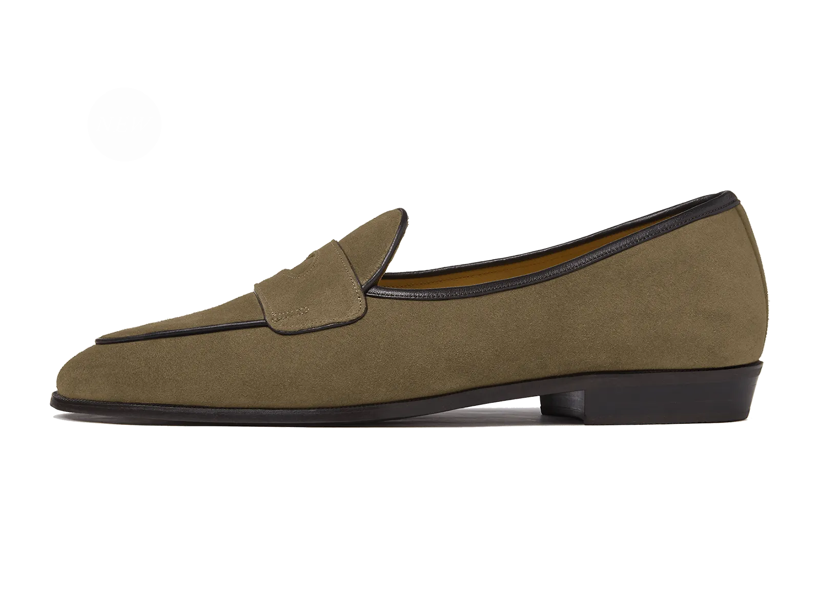 Sagan Ivy in Northern Green Glove Suede with Rubber Sole