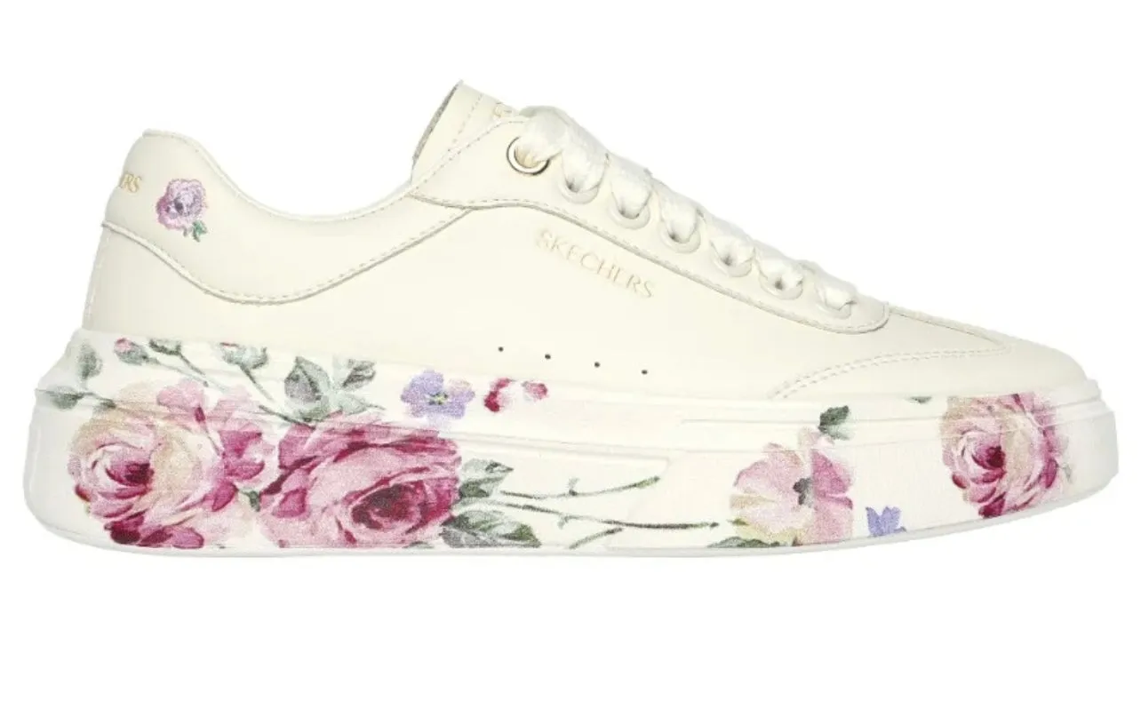 Skechers Cordova Classic Natural Floral Sneaker