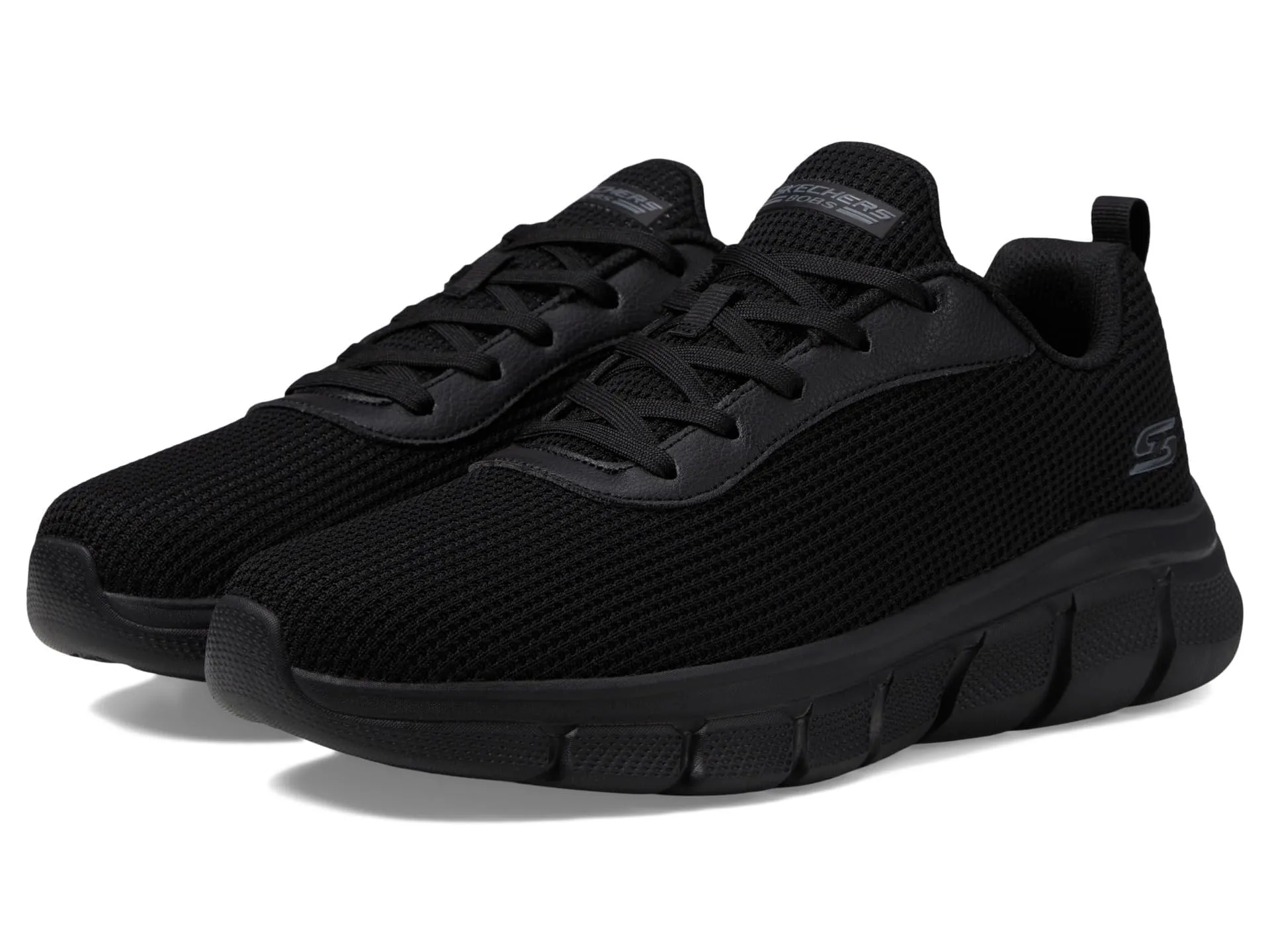 Skechers mens Bobs B Flex - Cool Edge Sneaker, Black, 10.5