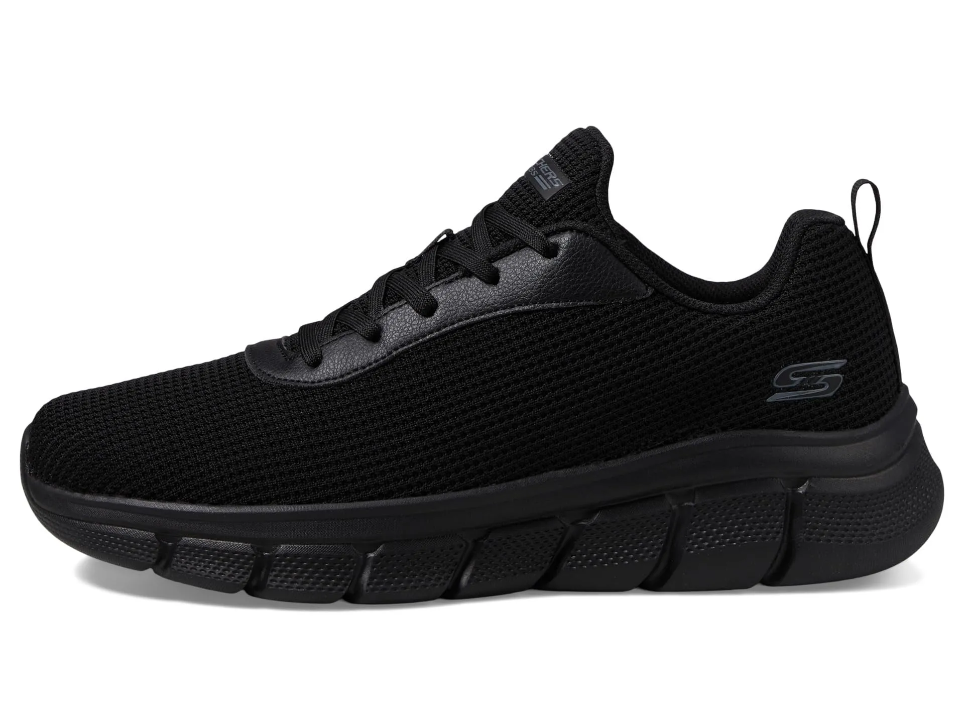 Skechers mens Bobs B Flex - Cool Edge Sneaker, Black, 10.5