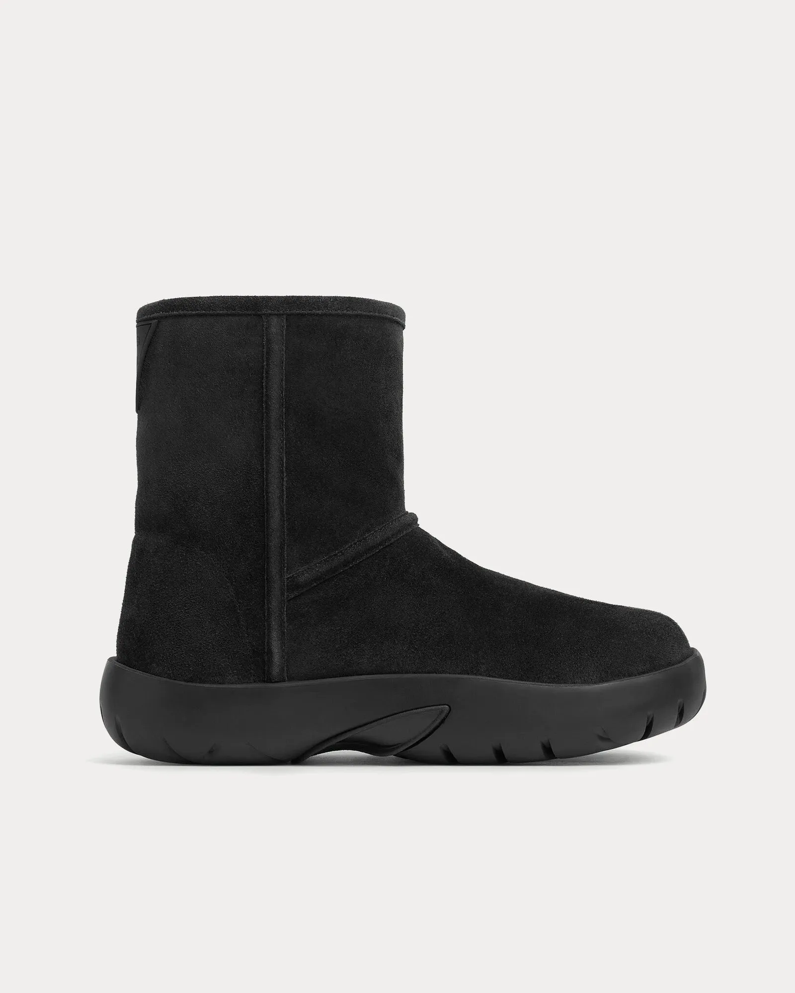 Snap Ankle Black Boots