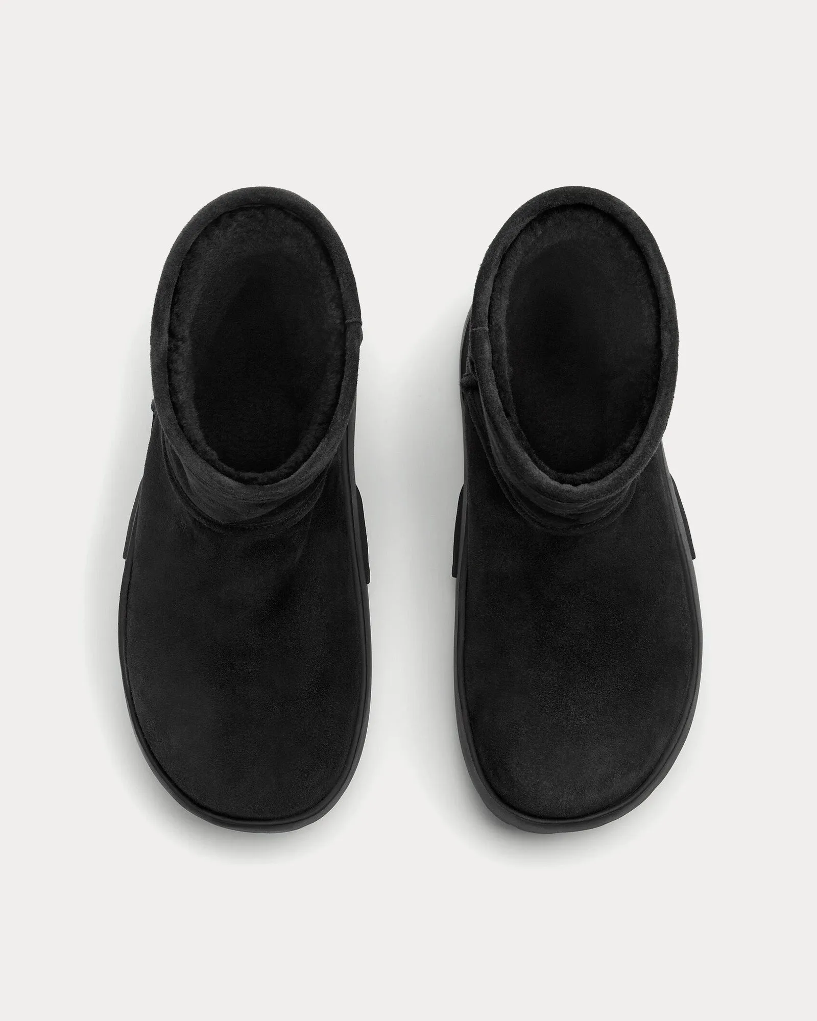 Snap Ankle Black Boots