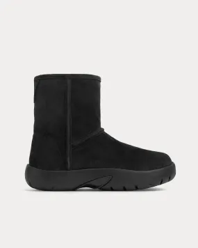 Snap Ankle Black Boots