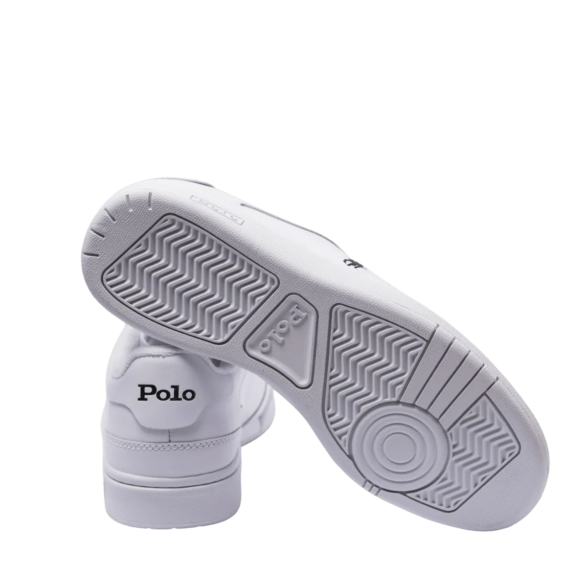 Sneaker Polo Ralph Lauren Court Pelle Bianco ULTIMO NUMERO: 46