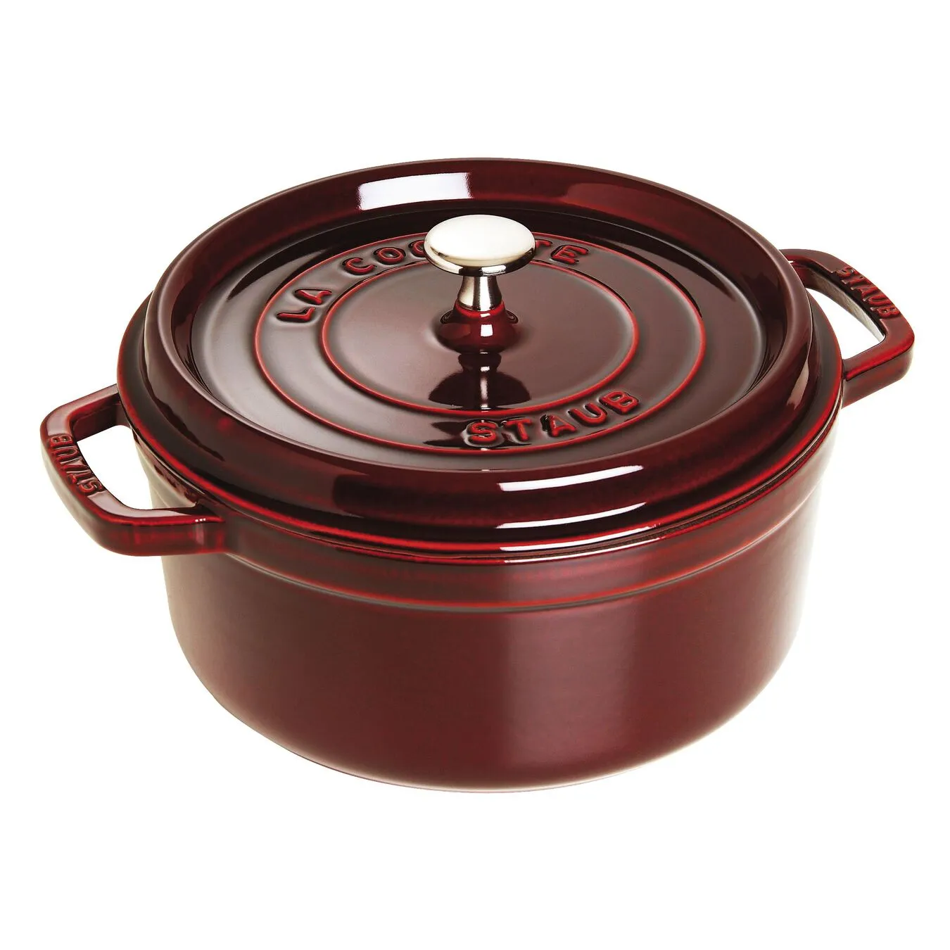 Staub 4 Qt. Round Cocotte - Grenadine (PROMO)