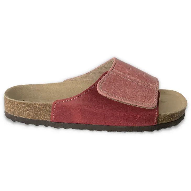T56: color pink red ladies orthotic sandals