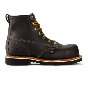 Thorogood Emperor Toe Series 6" Plain Toe Composite Toe Work Boot (Men) - Brown