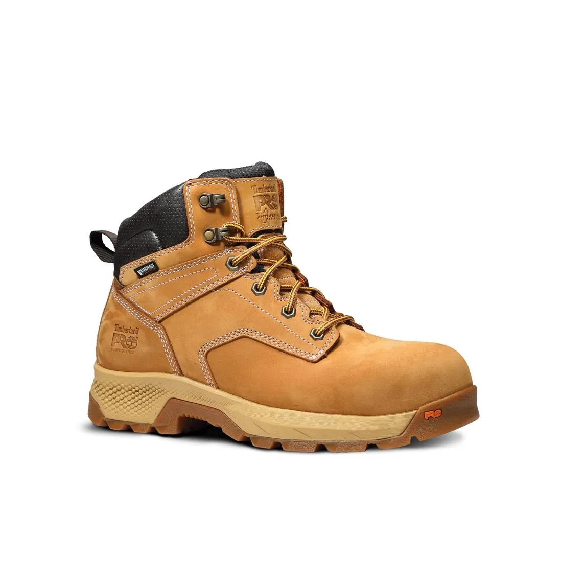Titan Ev 6 Inch Composite-Toe Waterproof Work Boot Wheat