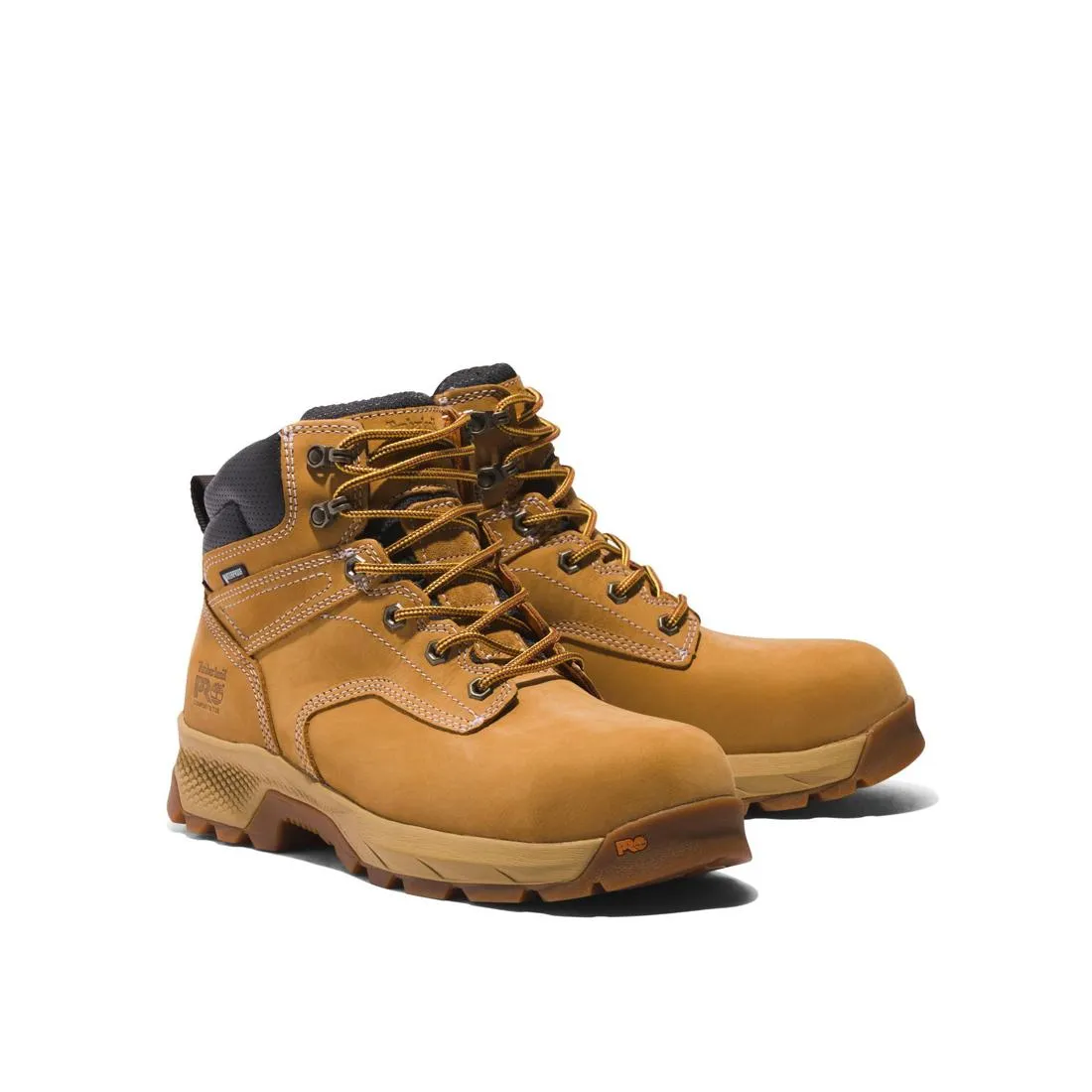Titan Ev 6 Inch Composite-Toe Waterproof Work Boot Wheat