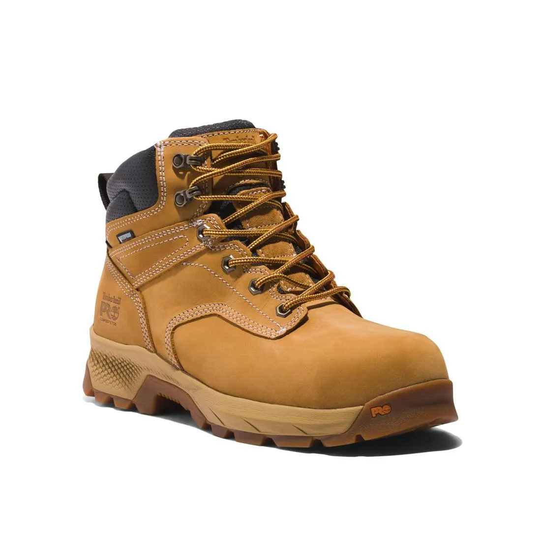 Titan Ev 6 Inch Composite-Toe Waterproof Work Boot Wheat
