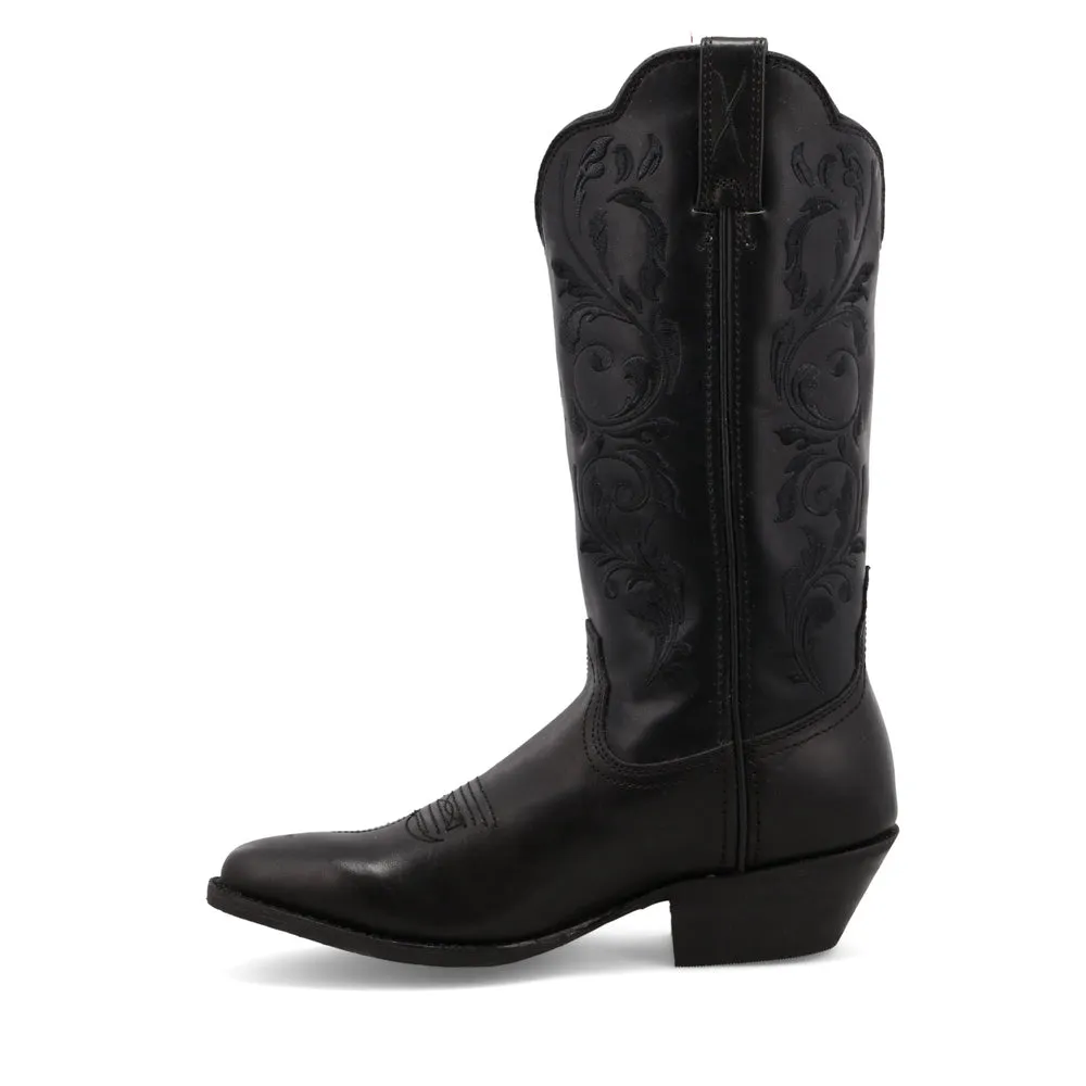 Twisted X Ladies Black 12" Western R Toe Boot  WWT0038