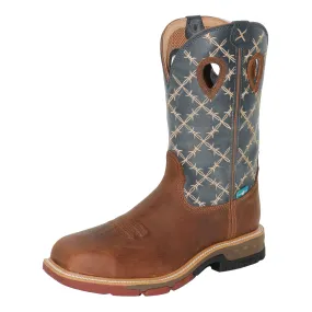 Twisted X Men's Hazel and Navy Nano Toe Boots