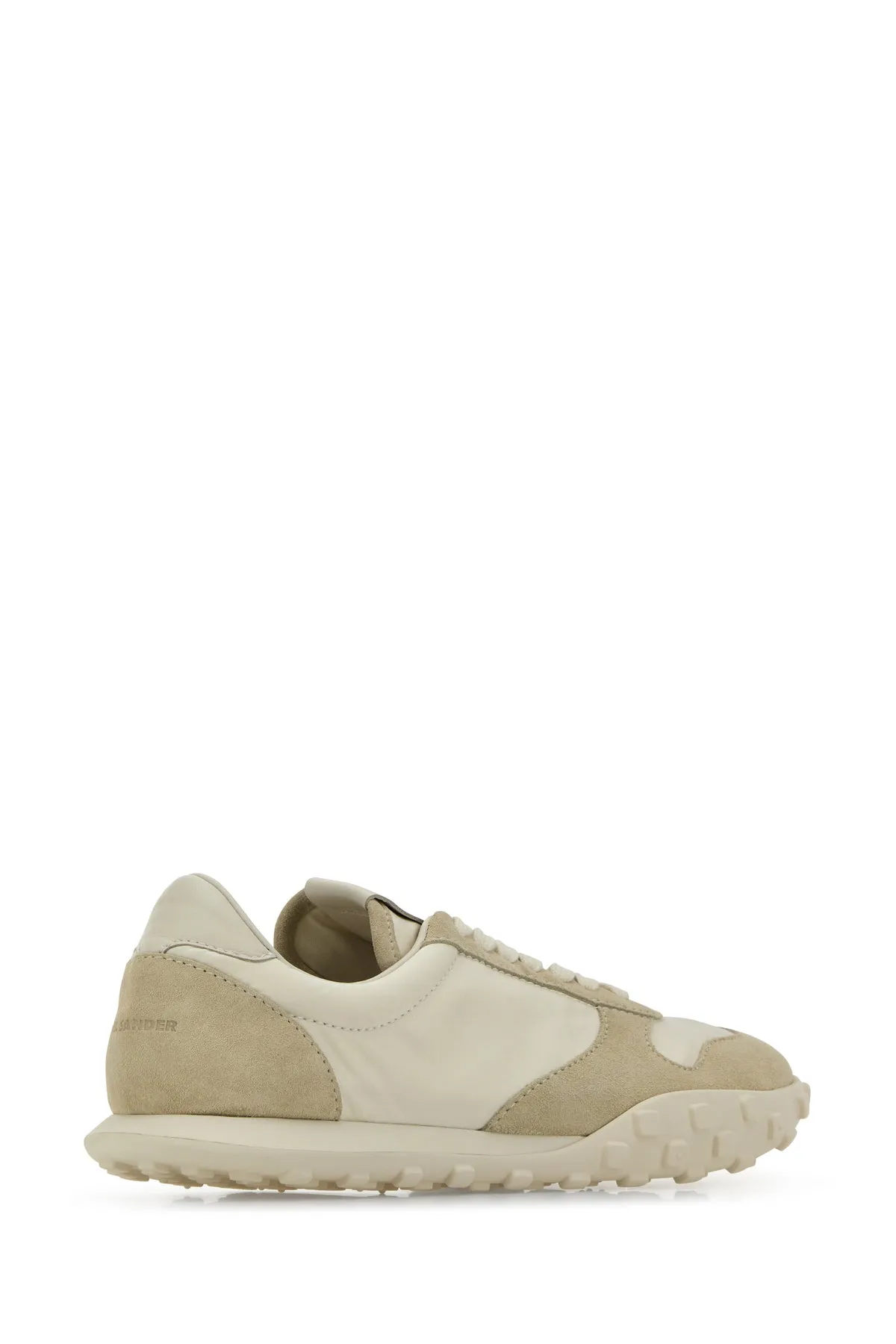 Two-tone fabric and suede Moon sneakers