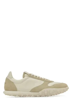 Two-tone fabric and suede Moon sneakers