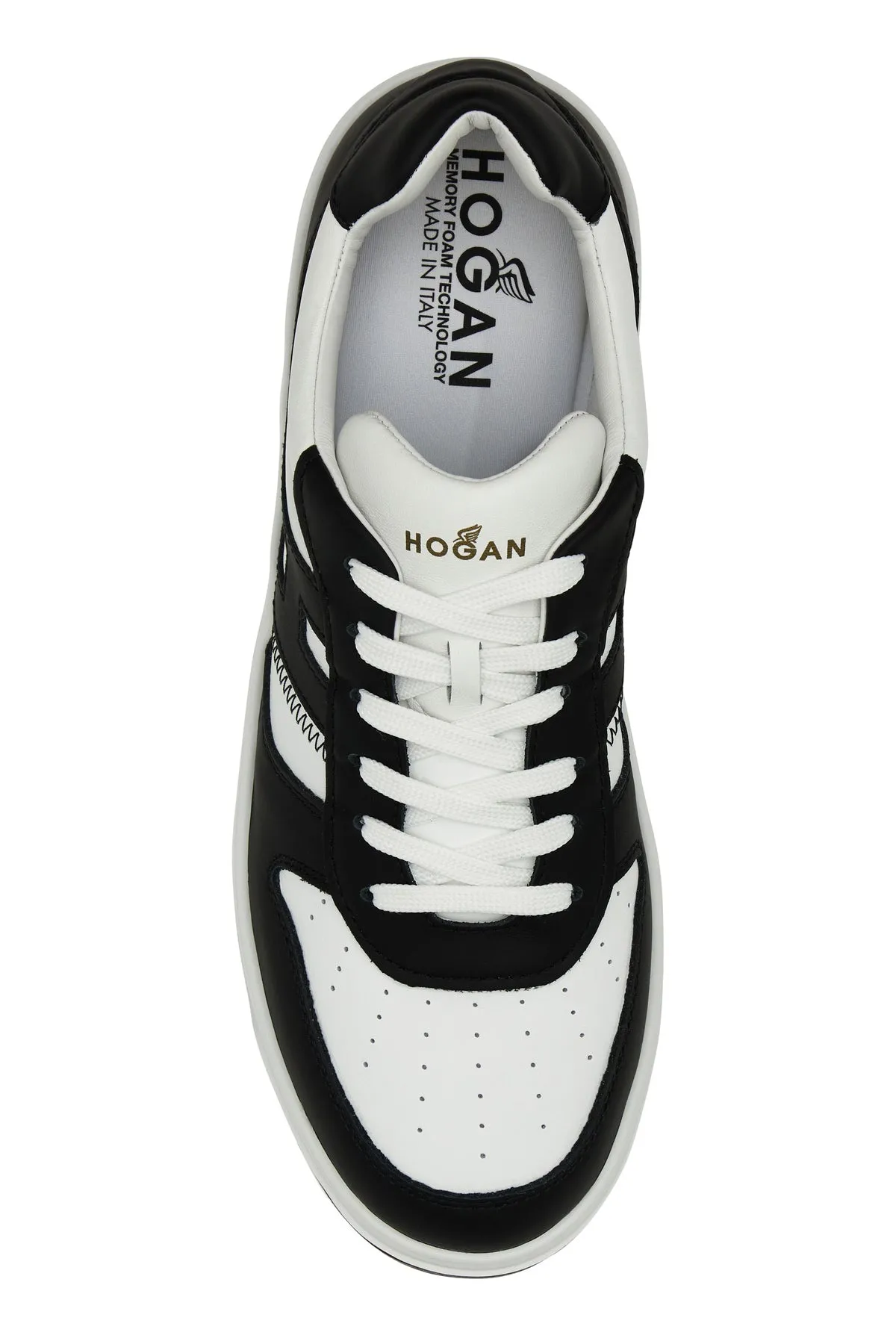 Two-tone leather H630 sneakers