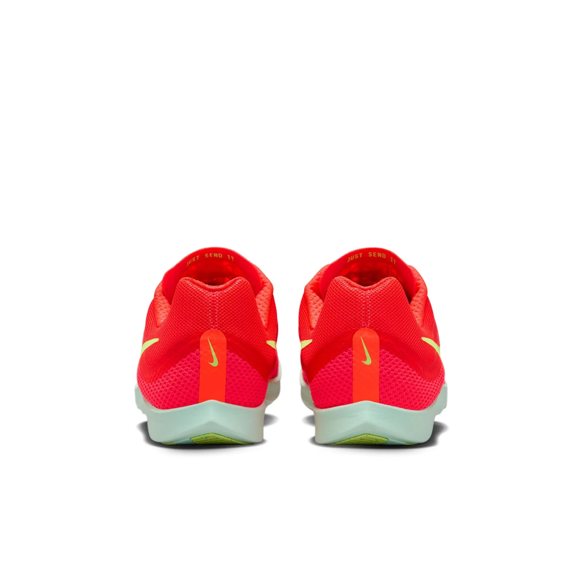 Unisex Zoom Rival Distance (600 - Bright Crimson/Washed Coral-Barely Volt)