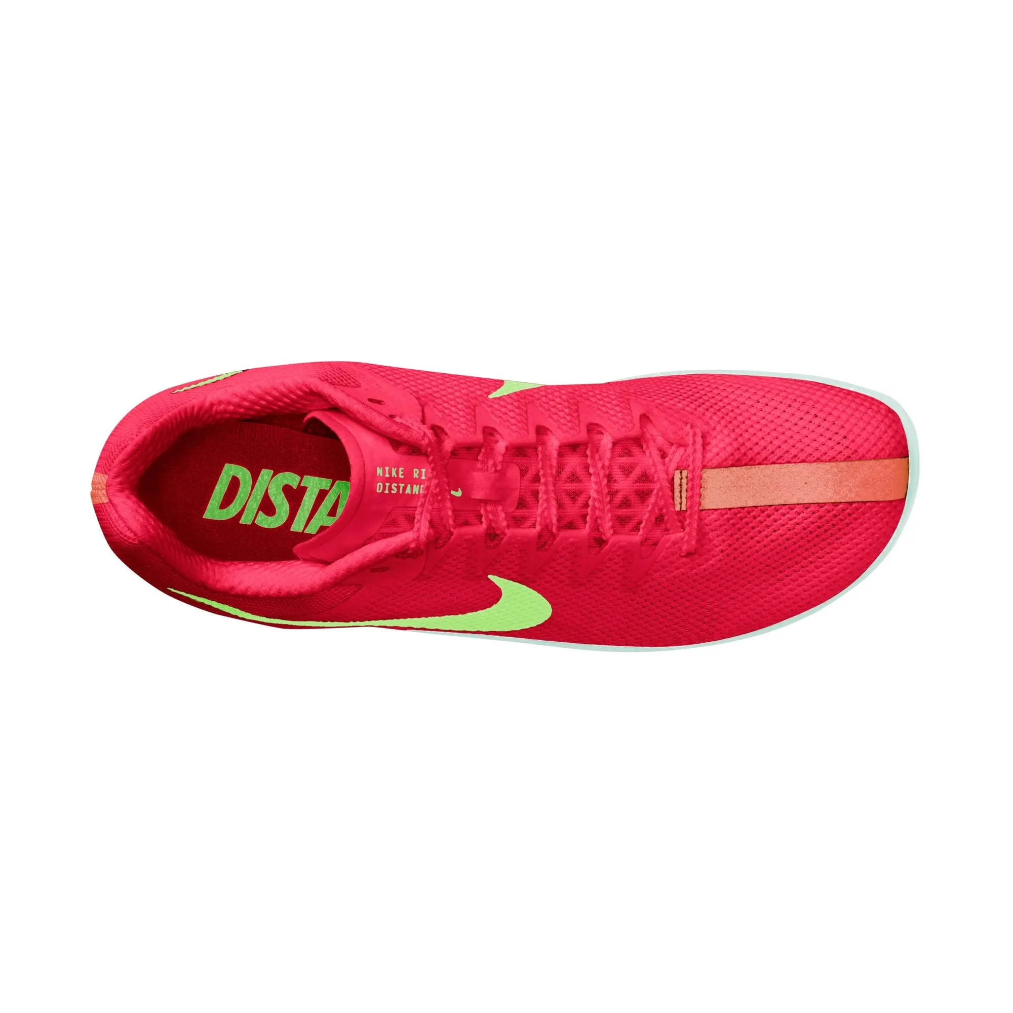Unisex Zoom Rival Distance (600 - Bright Crimson/Washed Coral-Barely Volt)