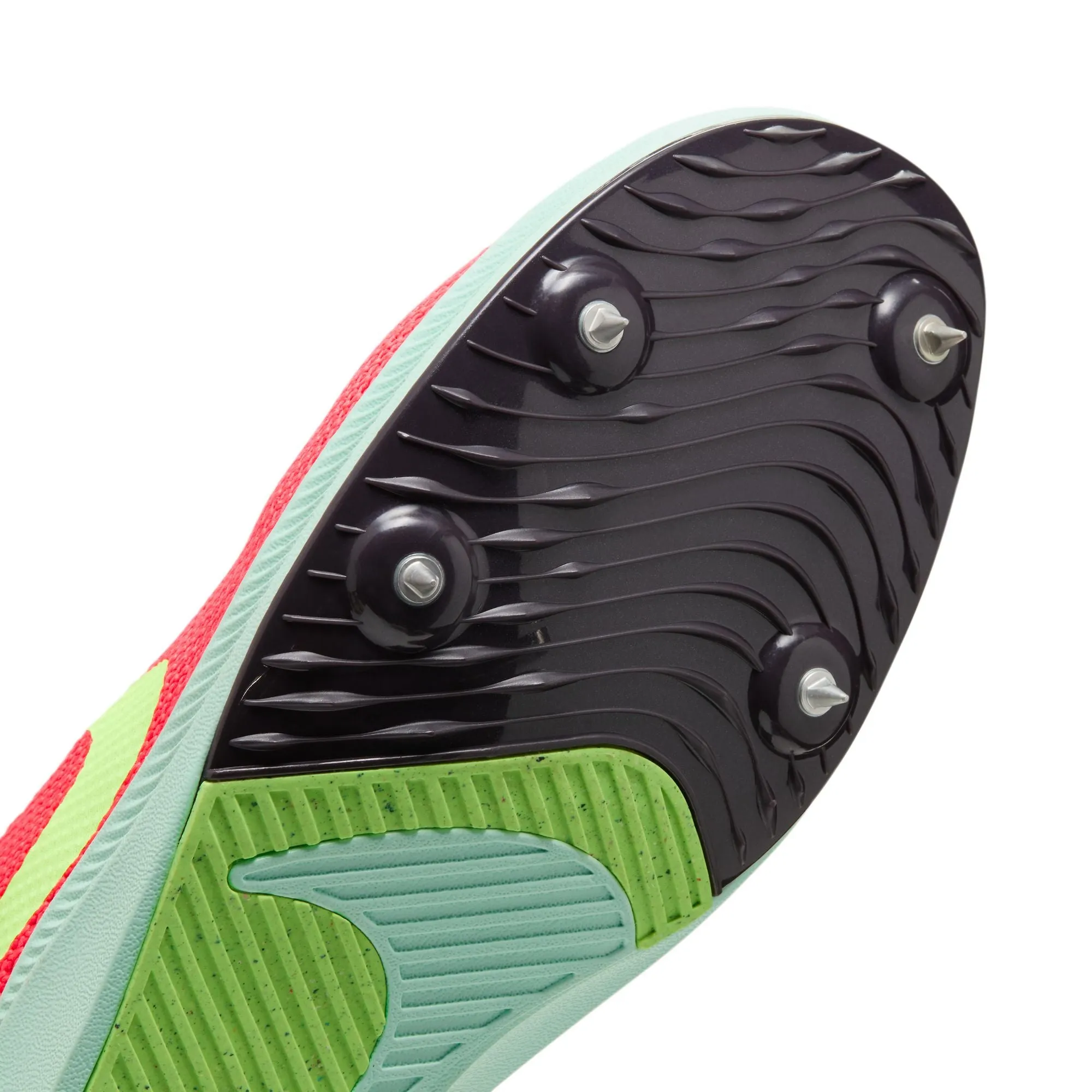 Unisex Zoom Rival Distance (600 - Bright Crimson/Washed Coral-Barely Volt)