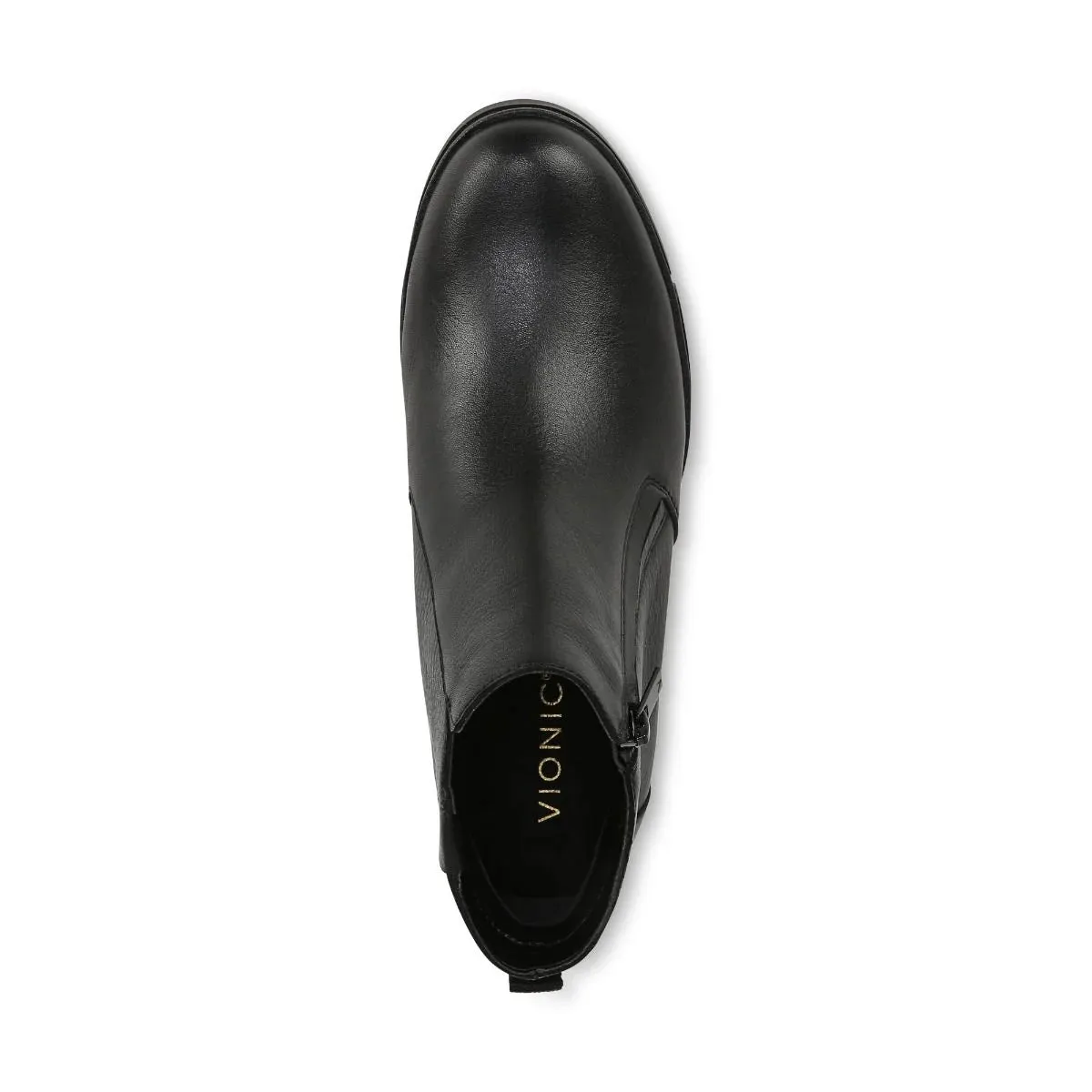 Vionic Uptown Sur Ankle Boot Black Leather Women's