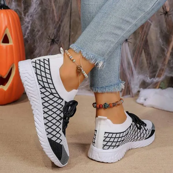 Women's Breathable Fly Knit Sneakers 94000908C