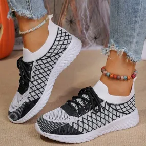 Women's Breathable Fly Knit Sneakers 94000908C