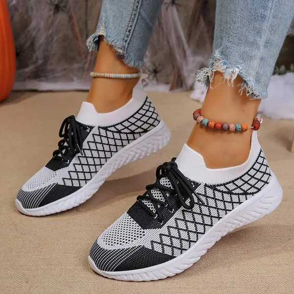 Women's Breathable Fly Knit Sneakers 94000908C